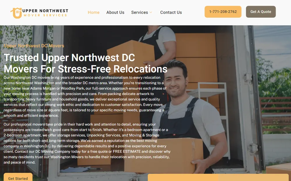 Upper Northwest DC Mover's homepage