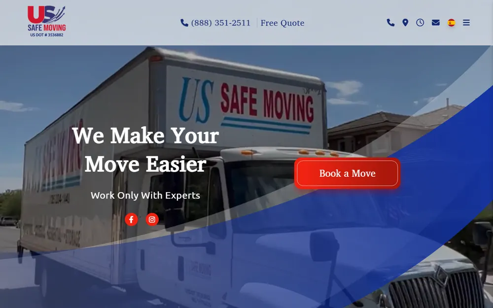 US Safe Moving homepage