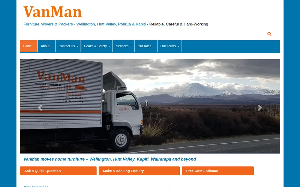 VanMan homepage