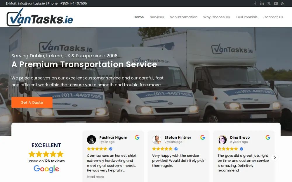 VanTasks homepage