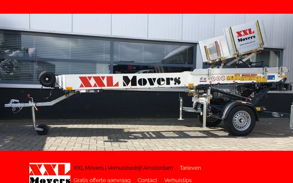 Verhuisbedrijf Amsterdam XXL Movers homepage