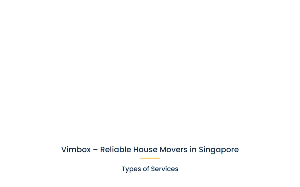 Vimbox Movers homepage