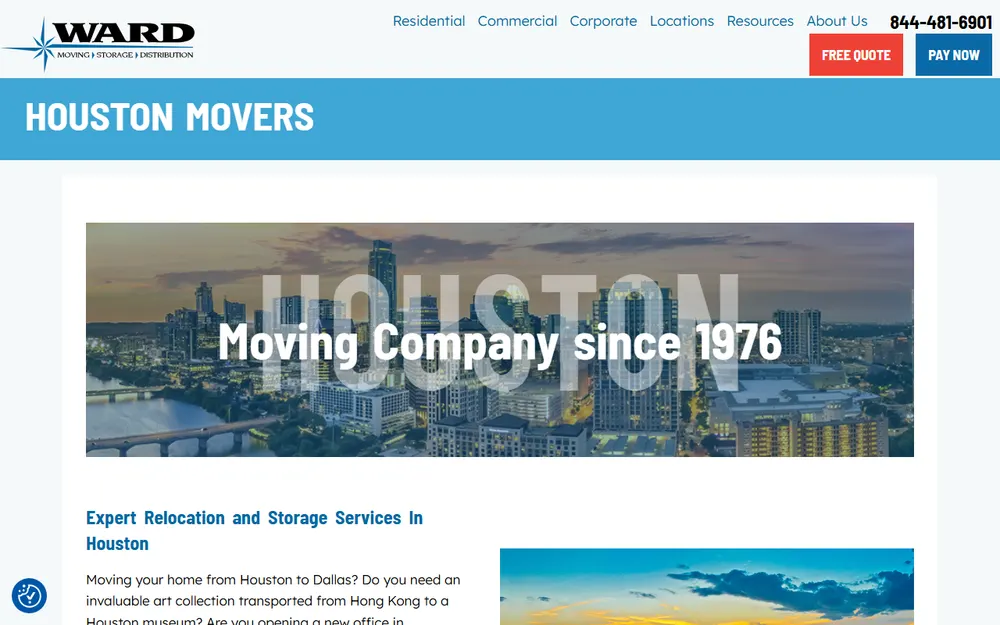 Ward North American homepage