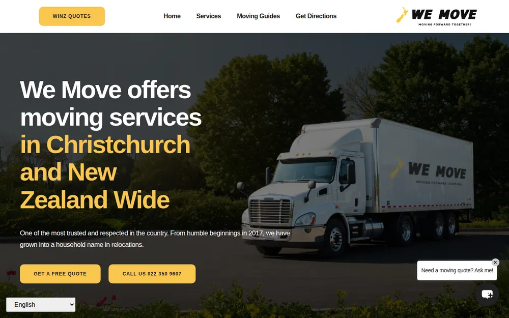 We Move homepage