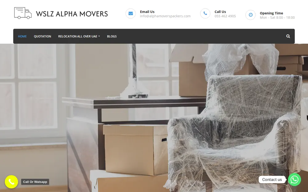 Wslz Alpha Furniture Movers Packers | Relocation Abu Dhabi homepage