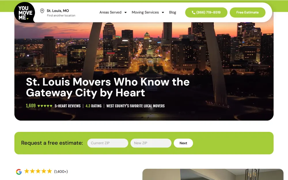 You Move Me St. Louis homepage