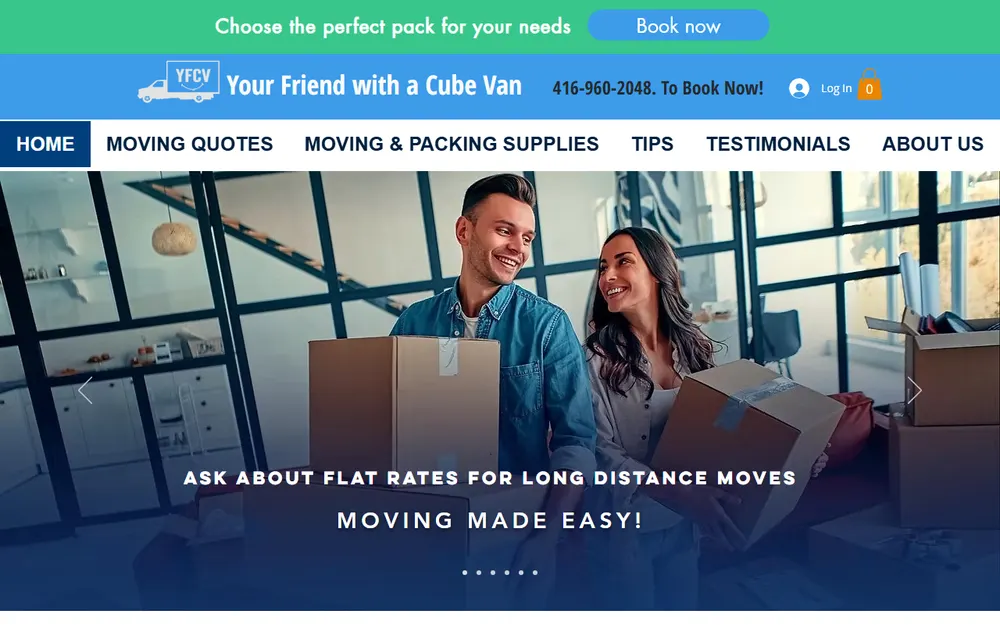 Your Friend with a Cube Van homepage