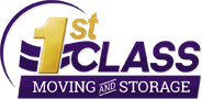 1st Class Moving and Storage logo