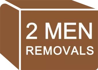 2 Men Removals logo