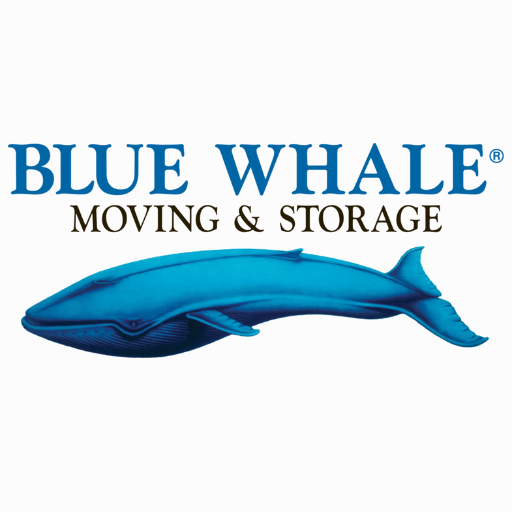 Blue Whale Moving Company logo