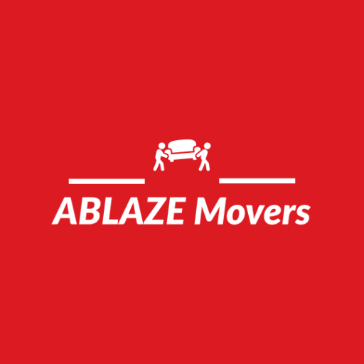 Ablaze Firefighter Moving logo