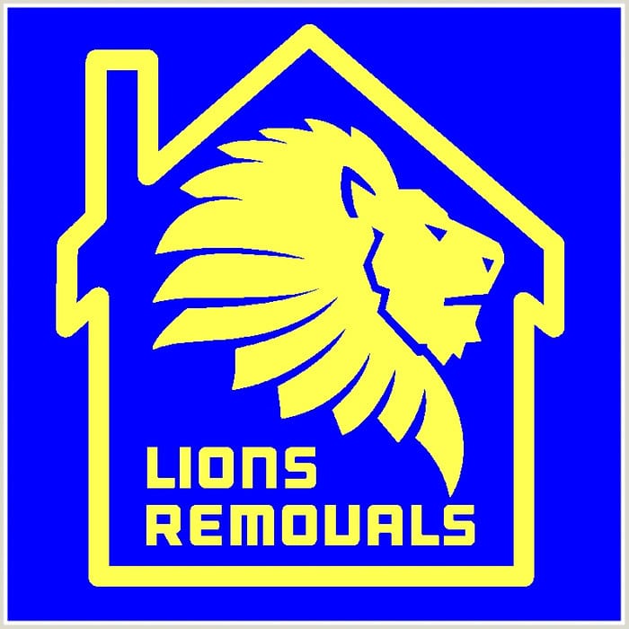 Lions removals Liverpool logo