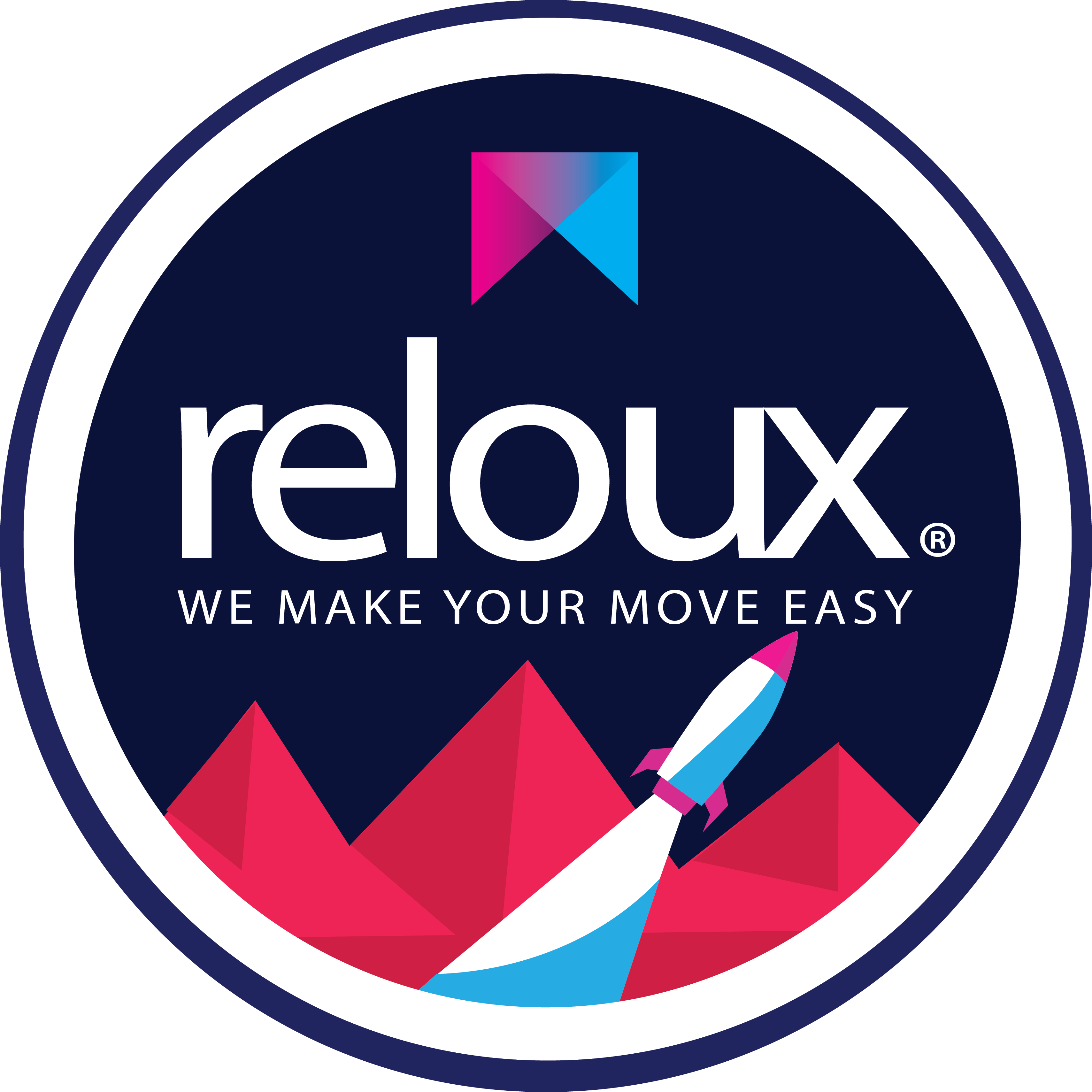 Reloux® International Moving Service logo