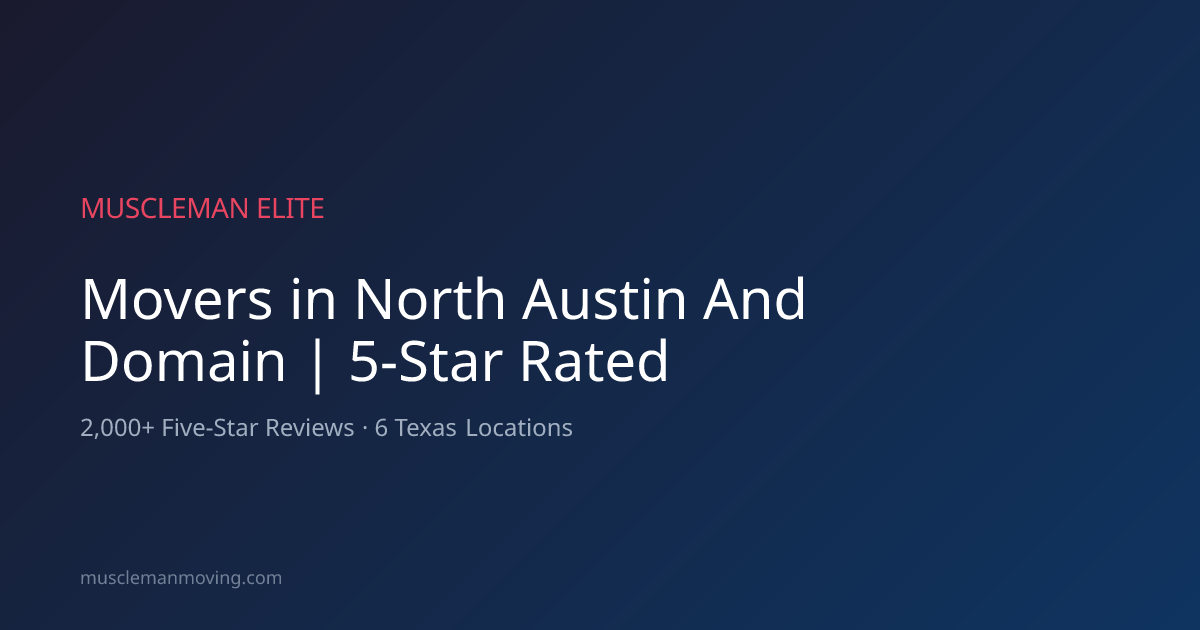 Muscleman Elite Movers North Austin photo