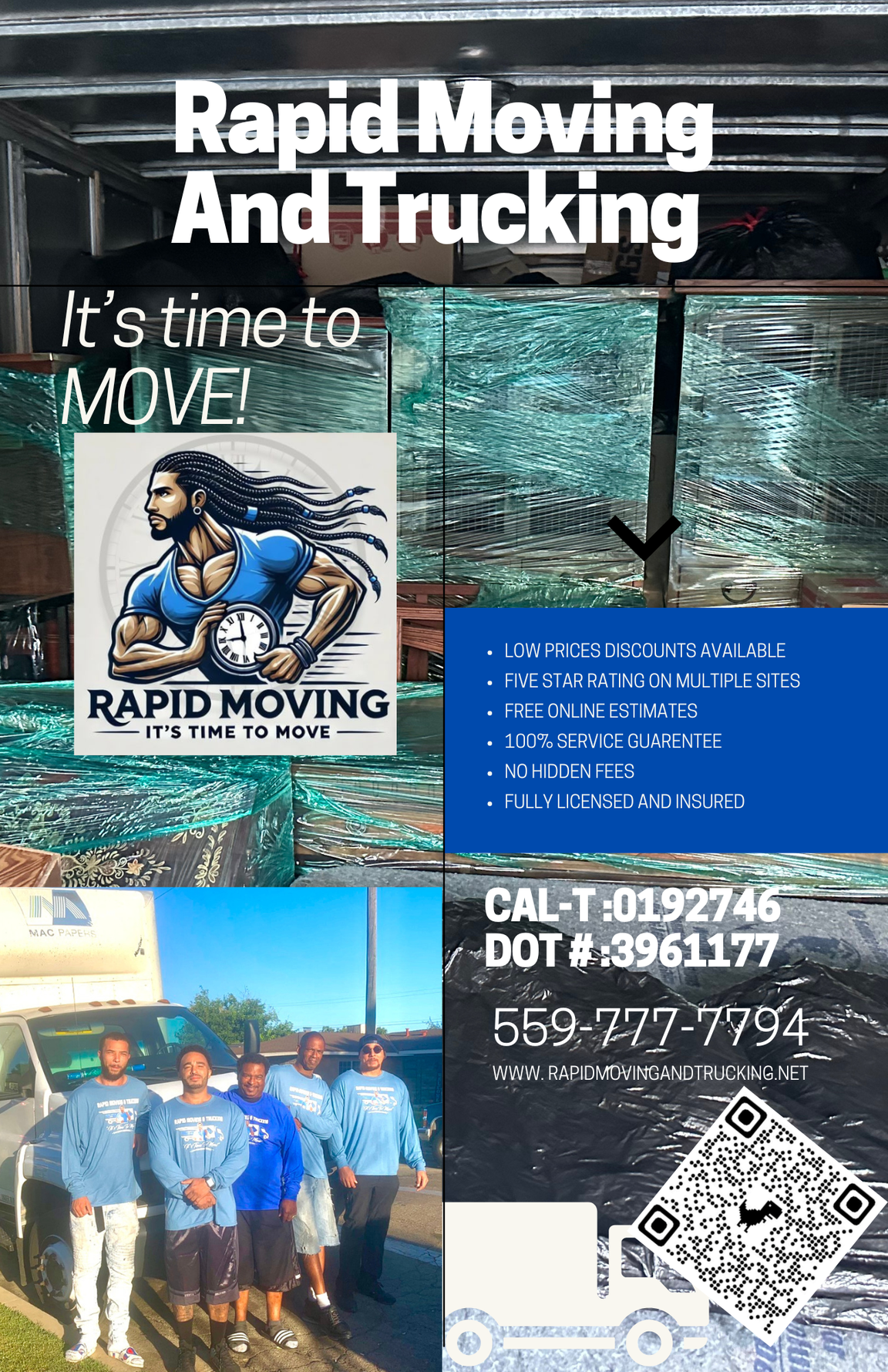 Rapid Moving and Trucking photo